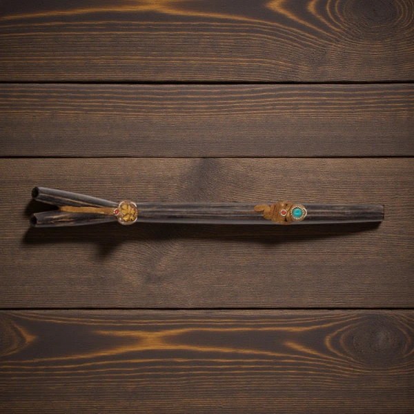 Tepi Double aus Chonta mit Medaillion 1