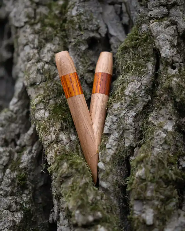 kuripe aus walnuss und cocobolo im baum