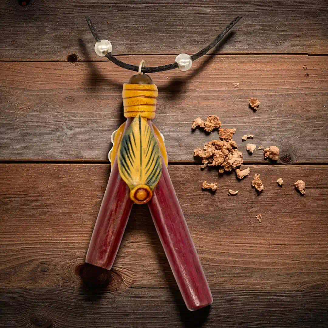 kuripe halskette mit medaillion amaranth 2