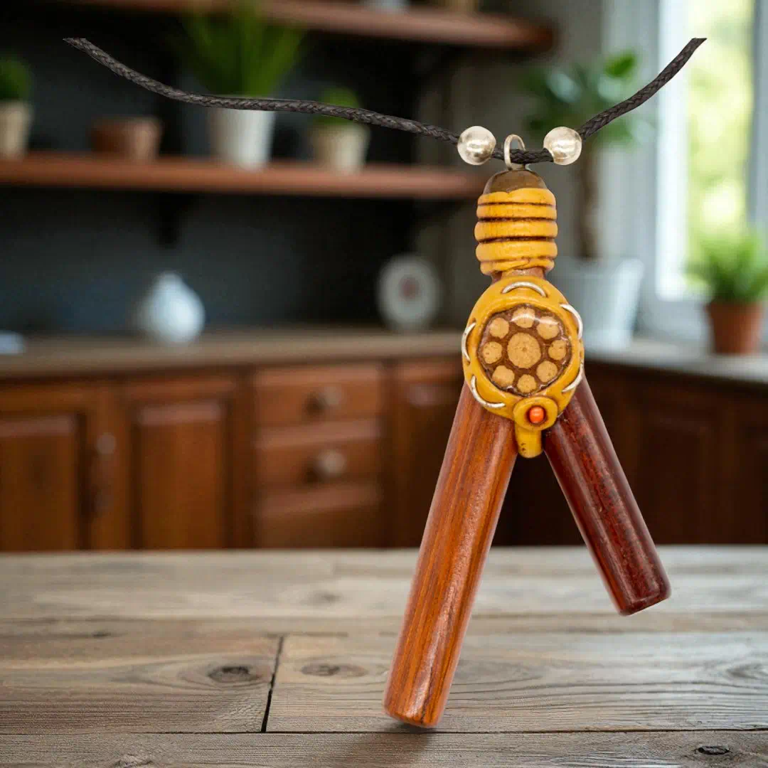 kuripe halskette mit medaillion palo sangre 1