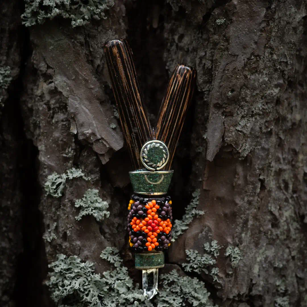 kuripe aus chonta mit kristall ambience 2