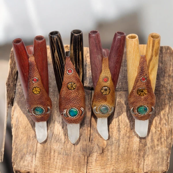 Kuripe Double mit Kristall 1