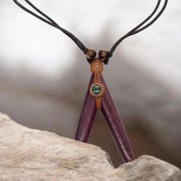 Kuripe Halskette mit Amazonit amaranth 2