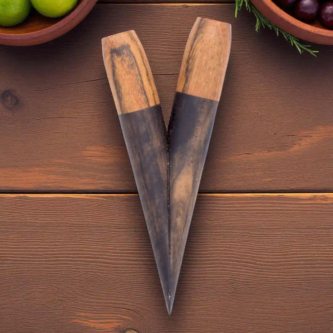 kuripe aus ebenholz und bocote rückseite