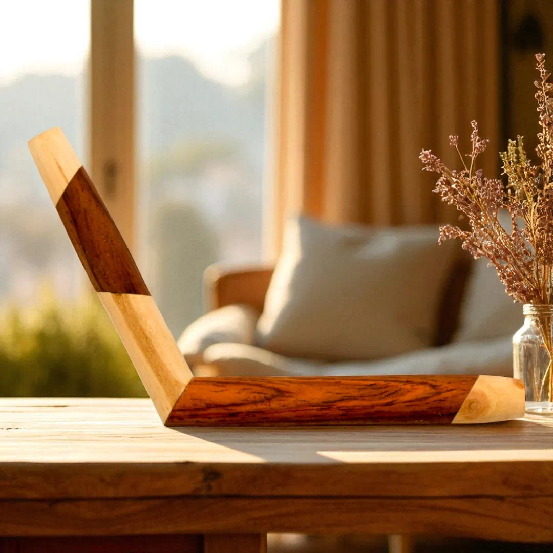 tepi aus cocobolo und zirbe 1