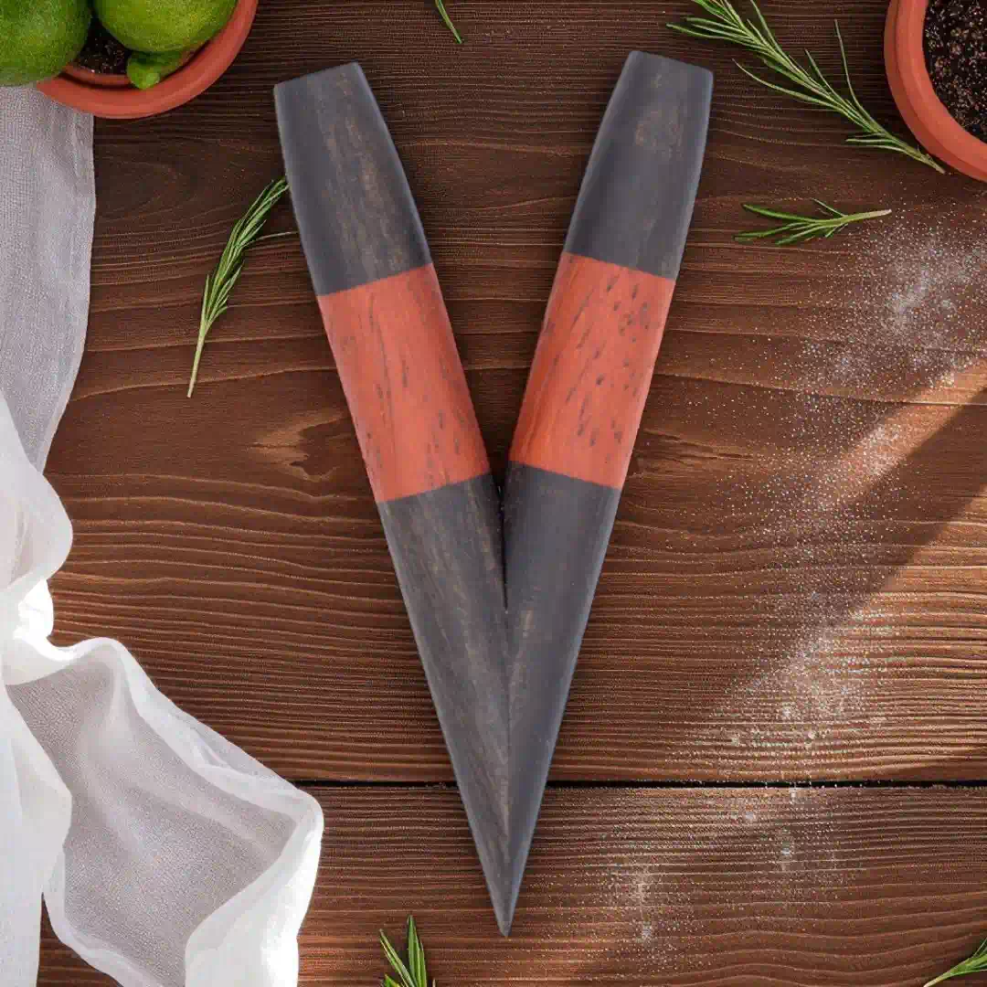 Kuripe aus Ebenholz und Padouk Hauptbild