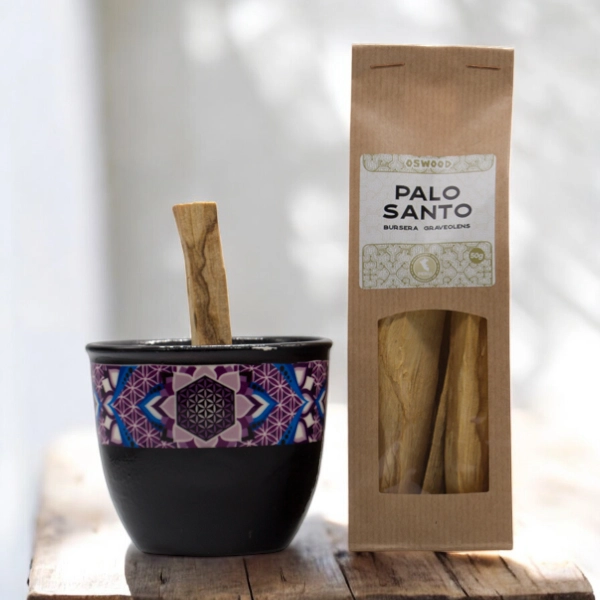 Räucher Set Palo Santo Stäbe BlumeDL